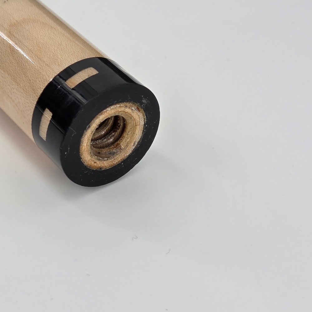 McDermott M61E Velocity Blue Maple Irish Linen Wrap Handle Vintage Pool Cue - Picture 12 of 15